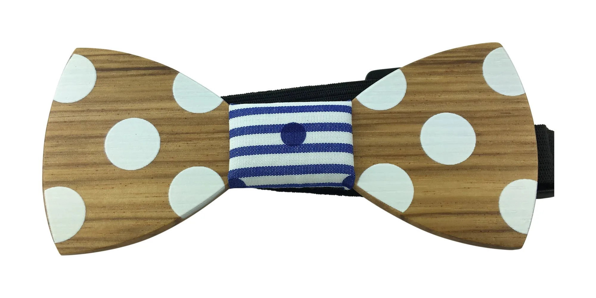 Premium Wooden Creative Handmade Bowtie with Matching Cotton Mens Blend Sock