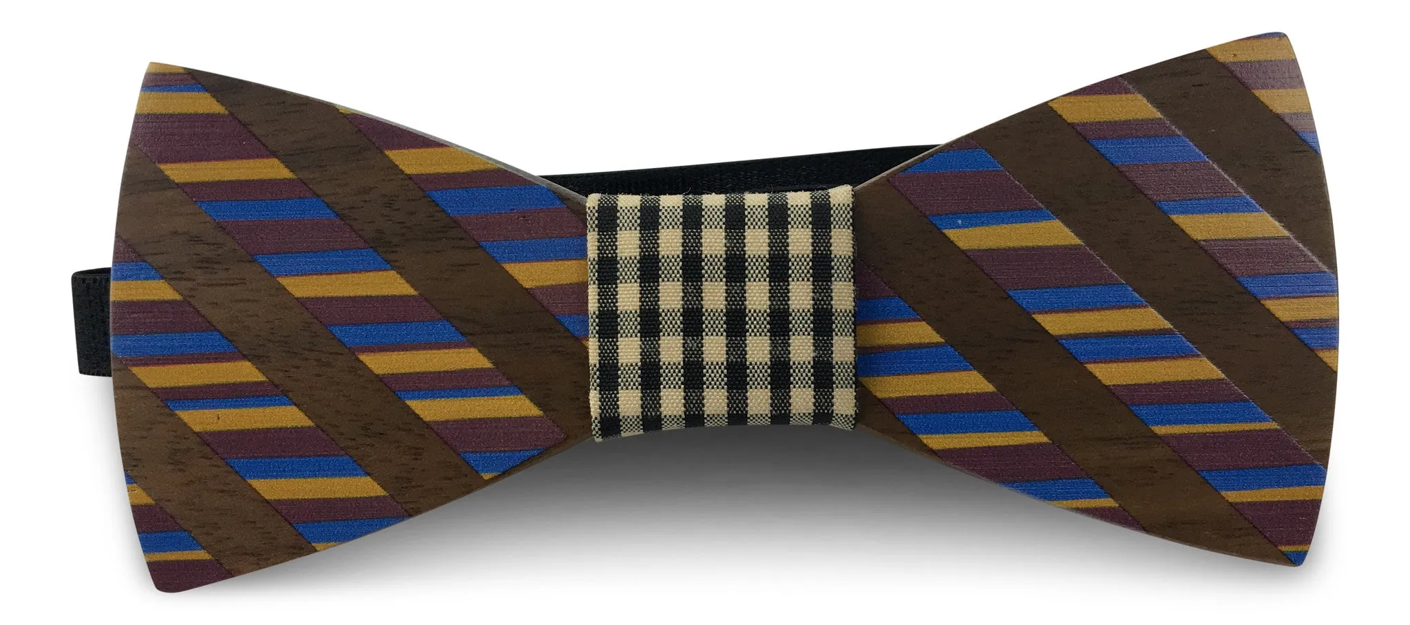 Premium Wooden Creative Handmade Bowtie with Matching Cotton Mens Blend Sock