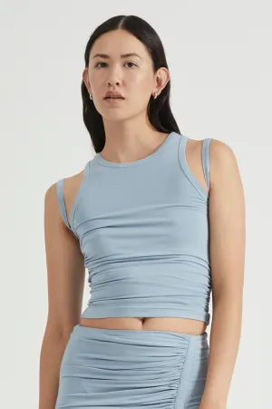 PUSH PULL TANK  | BLUE HAZE