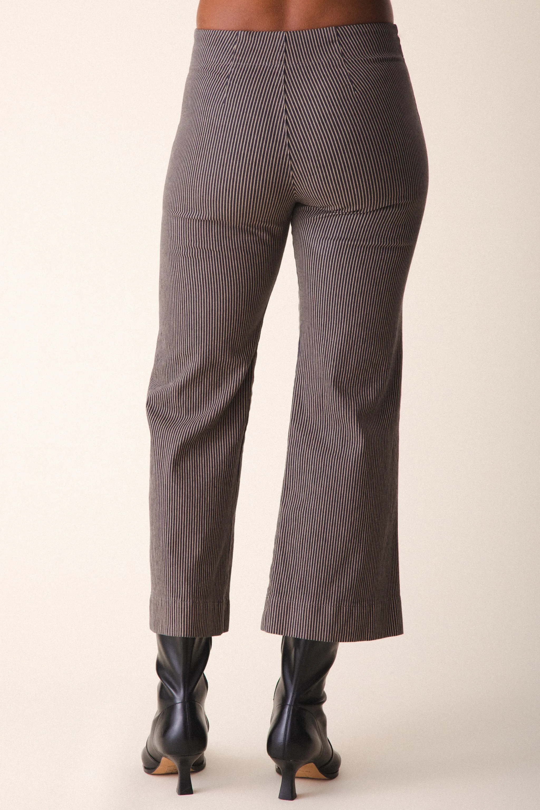 Railroad Knack Pant in Khaki Stripe