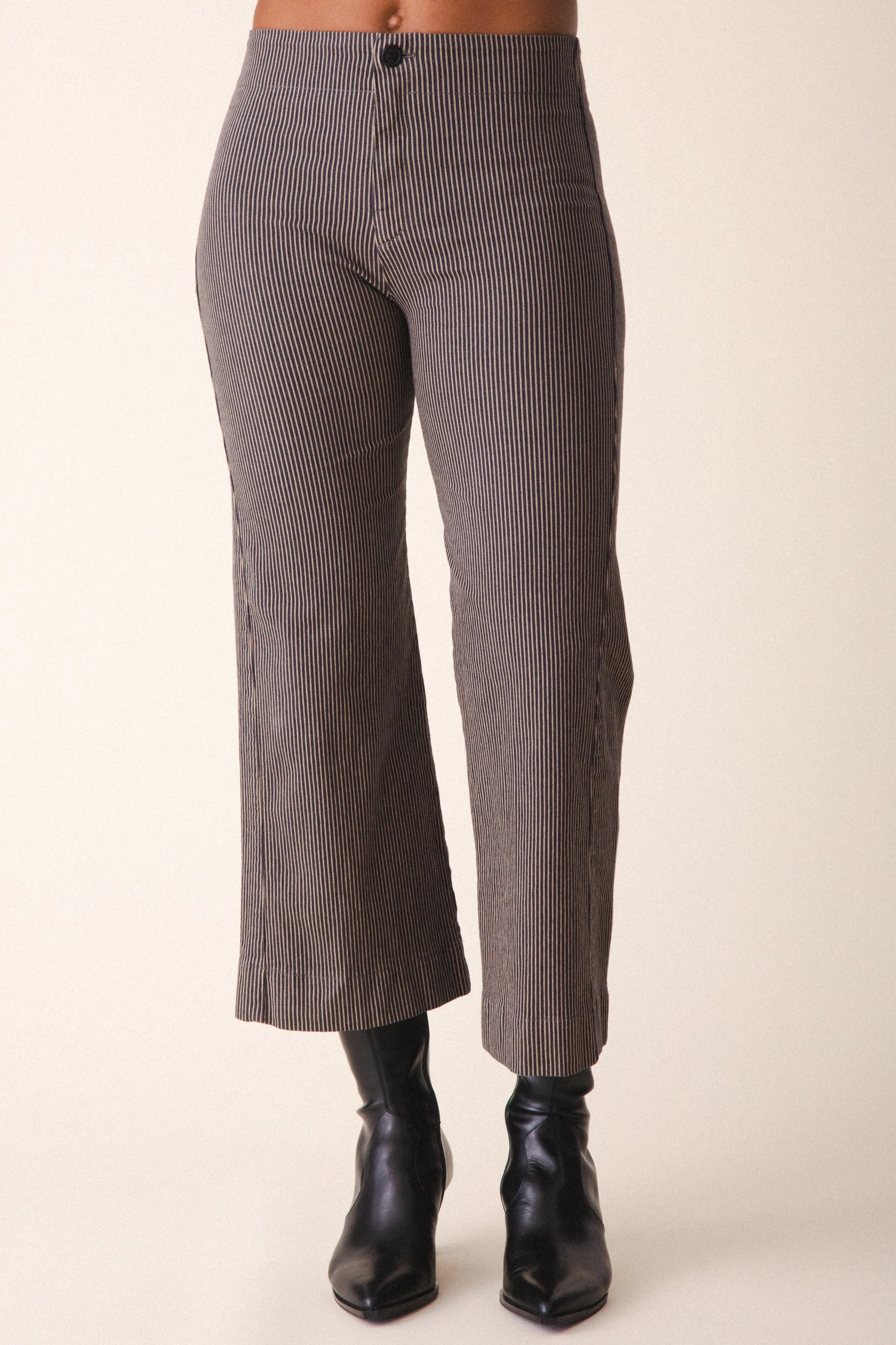 Railroad Knack Pant in Khaki Stripe