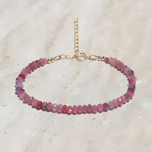 Raw Ruby Luxury Bracelet