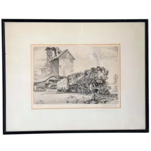 REYNOLD H. WEIDENAAR Etching and Mezzotint on Paper, Last Run