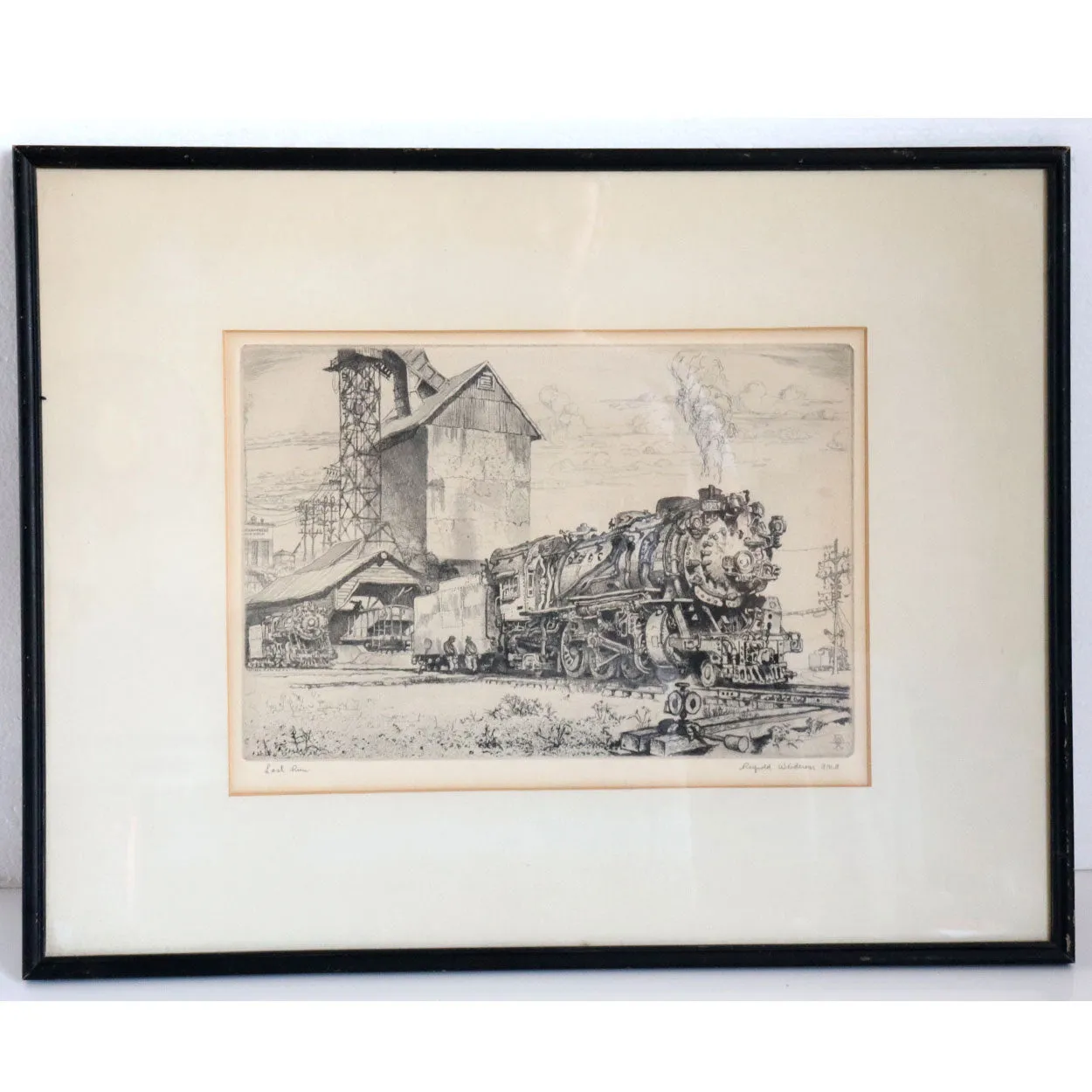 REYNOLD H. WEIDENAAR Etching and Mezzotint on Paper, Last Run
