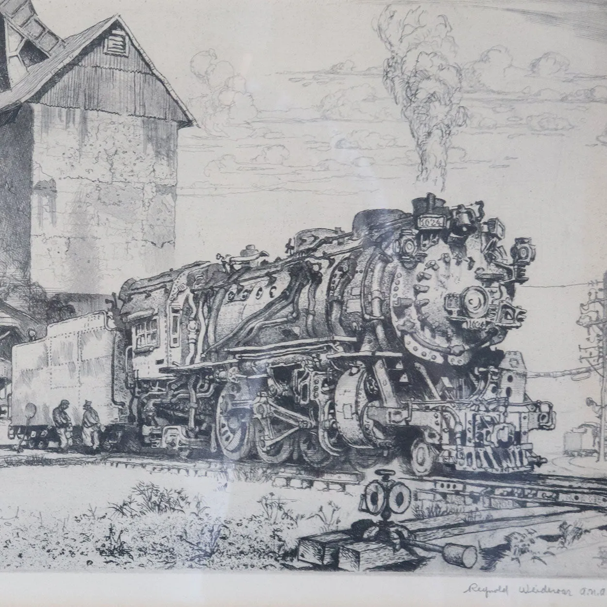 REYNOLD H. WEIDENAAR Etching and Mezzotint on Paper, Last Run