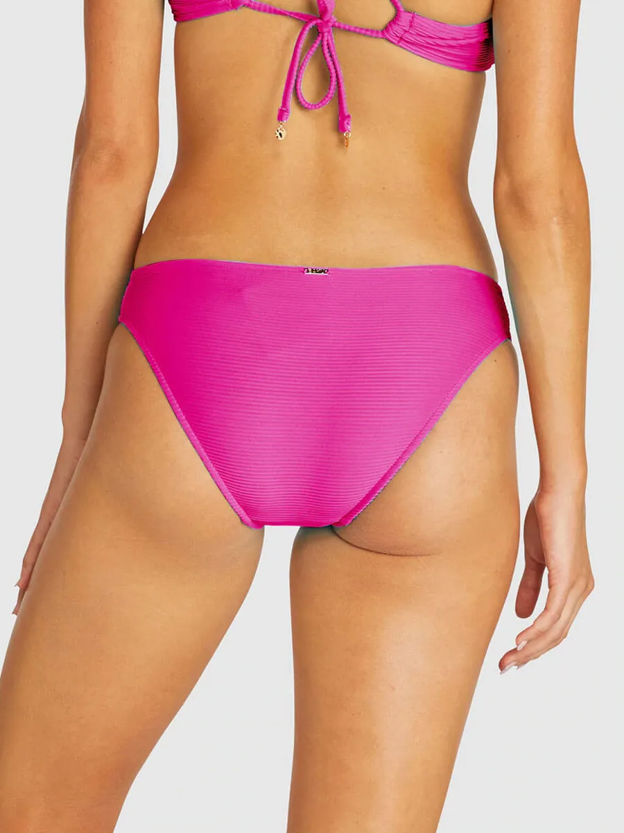 Ribtide Twin Strap Hipster in Orchid