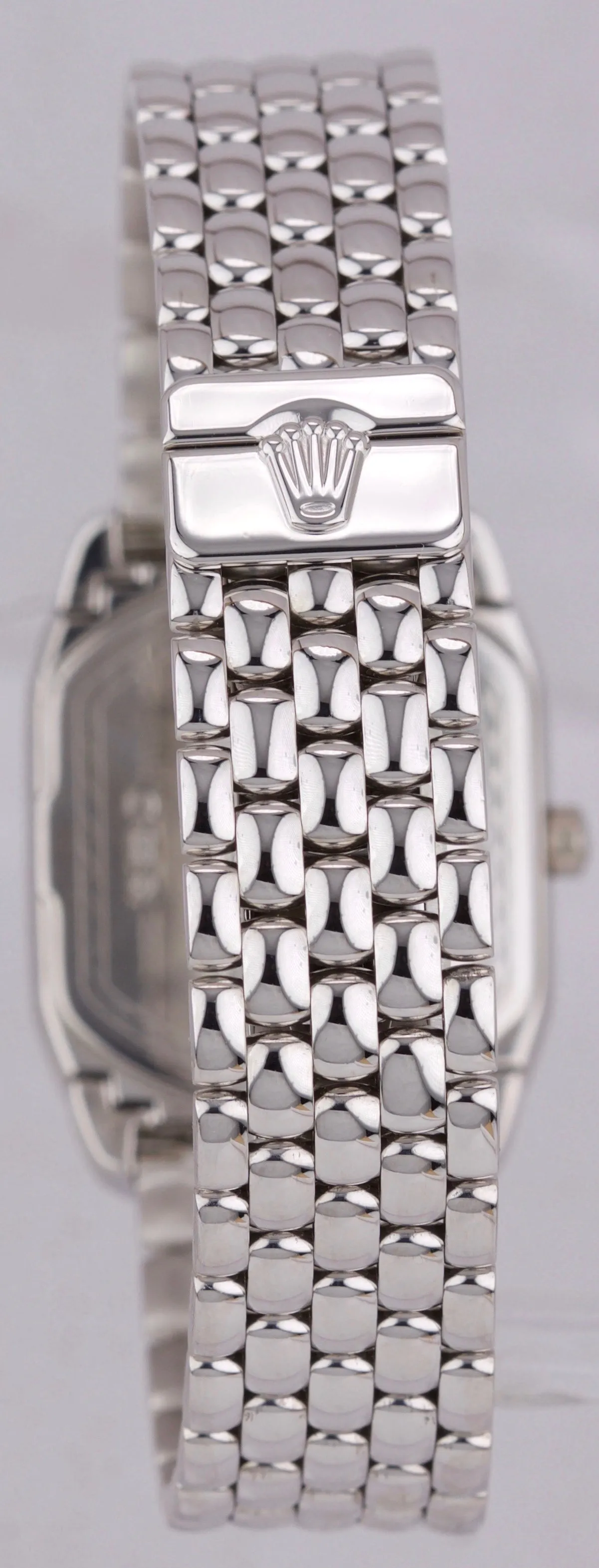 Rolex Cellini Cellissima 18K White Gold MOP 222 Diamond Swiss Quartz Watch 6693
