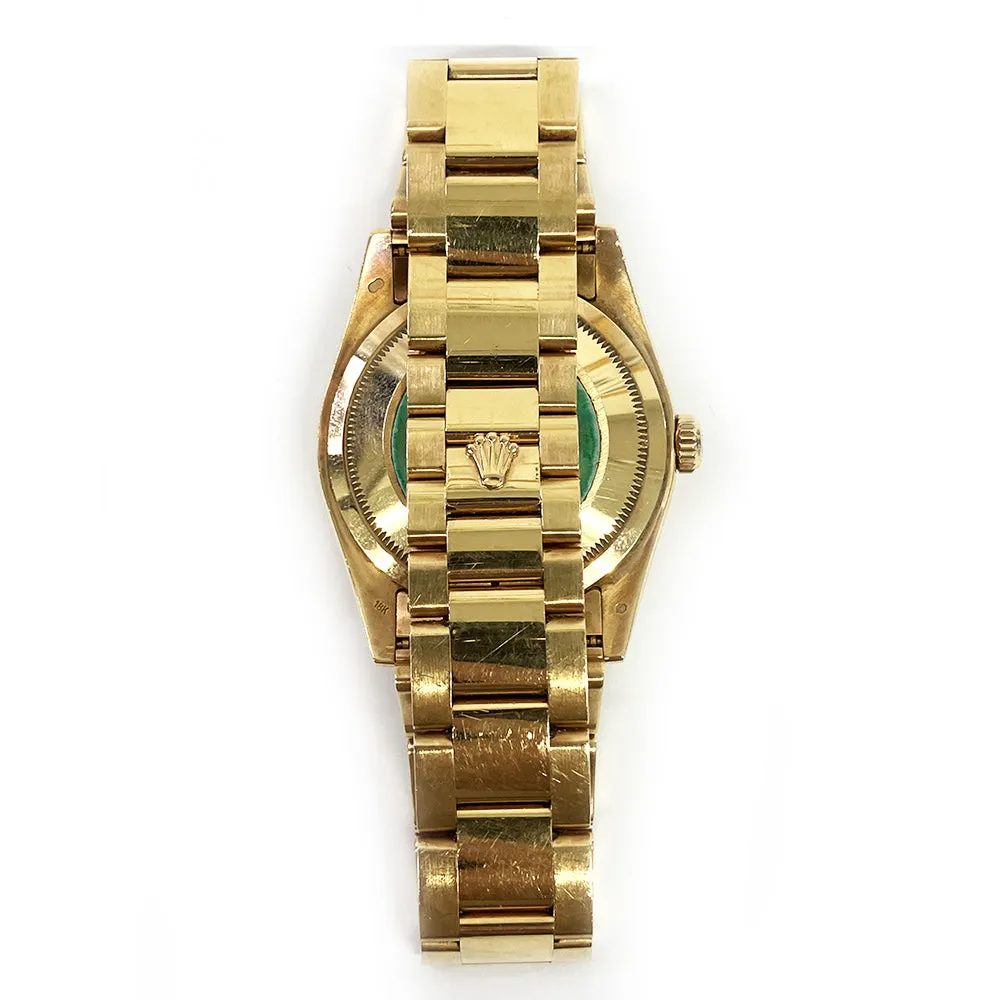 Rolex Day Date 118235 Silver Diamond Dial Oct 2000