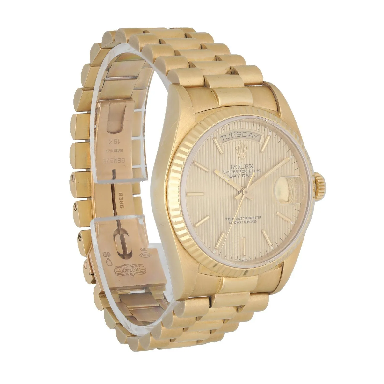 Rolex Day Date 18038 President Men's Watch Box & Papers.