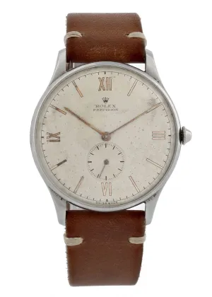 Rolex Precision 3675 Oversize 38MM Vintage ALL Original