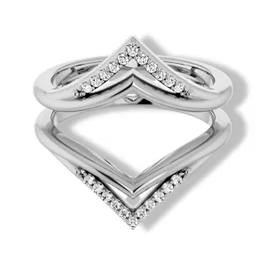 Round Diamond Double Row Ring Guard