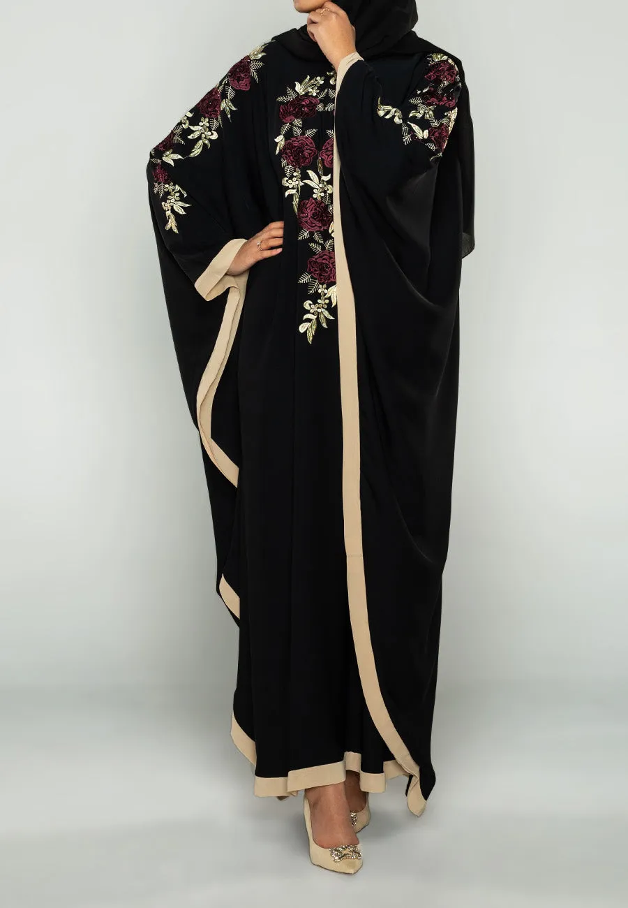 Ruby Carnations Batwing Farasha (Premium)