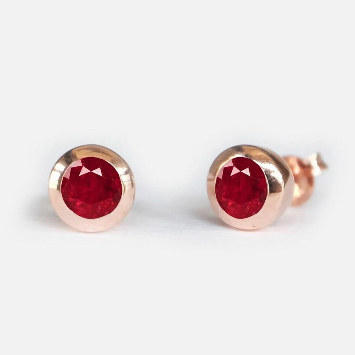 Ruby Earrings Amayeta
