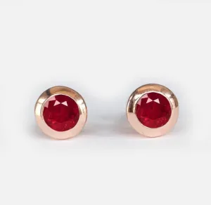 Ruby Earrings Amayeta