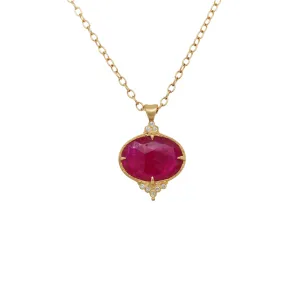 Ruby Slice Pendant