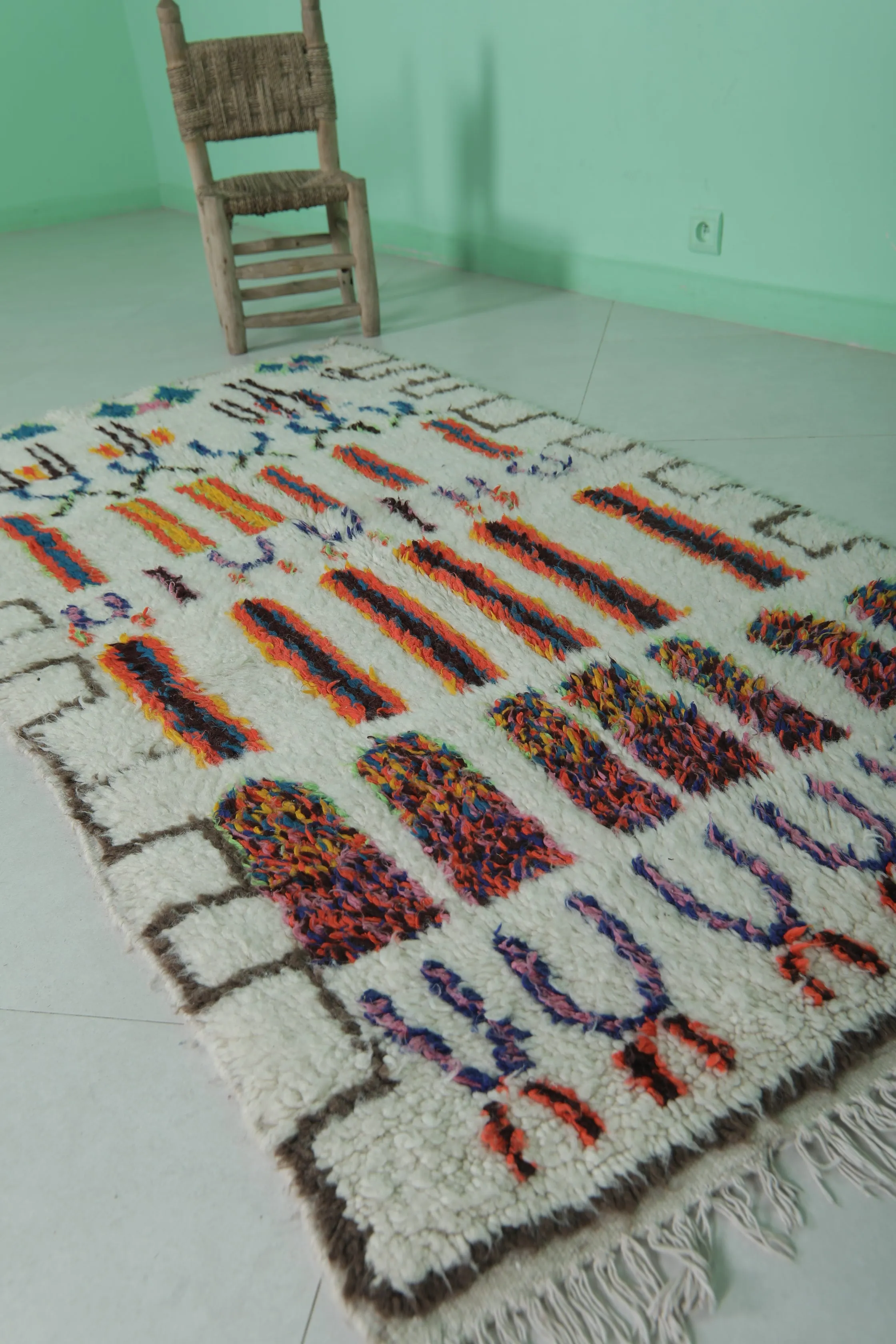 Runner Azilal Rug – 3.2 X 6.2 Feet | Unique Moroccan Design