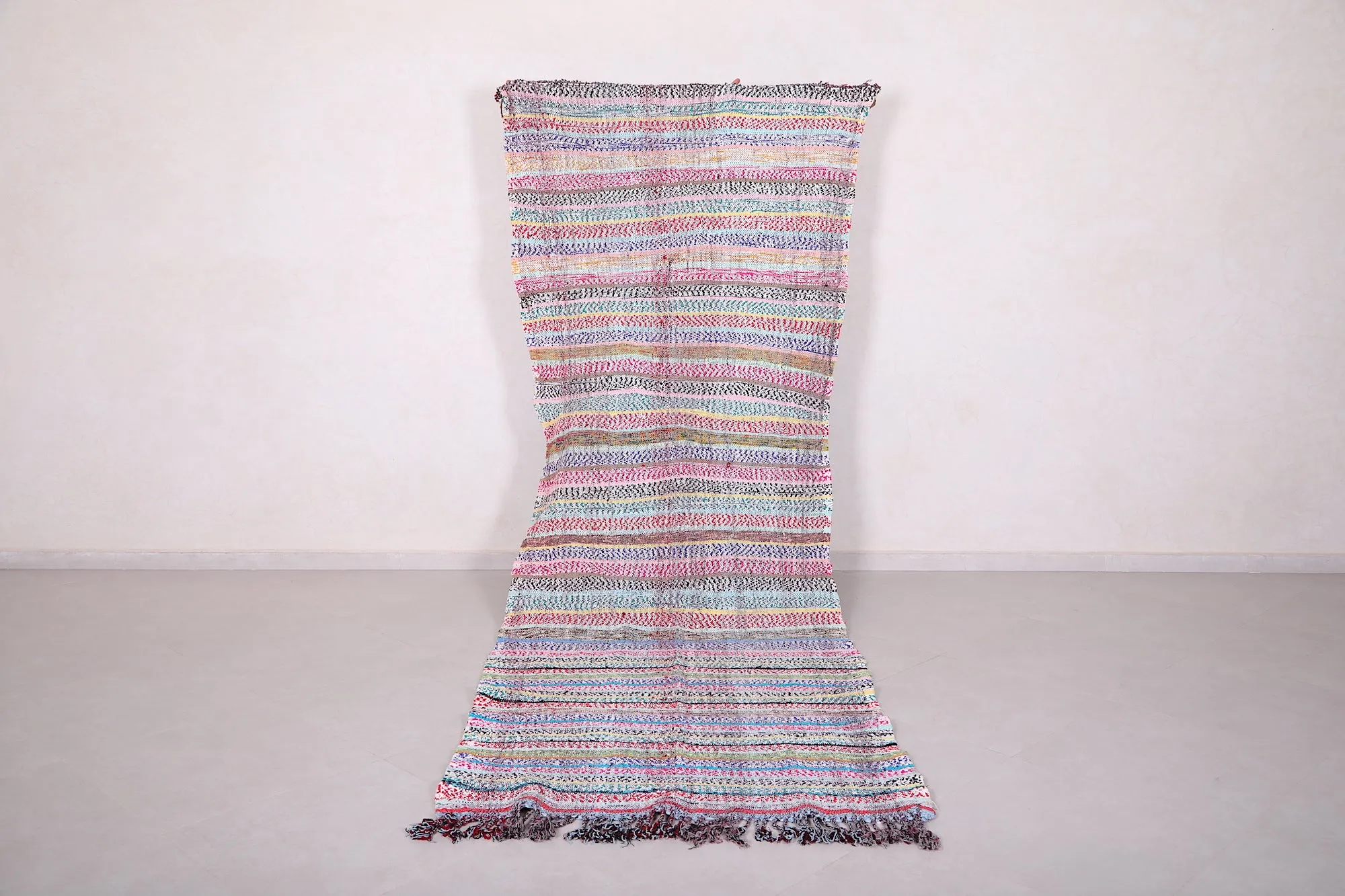 Runner Moroccan Berber Rug 4 x 11.3 Feet - Bold & Elegant Design