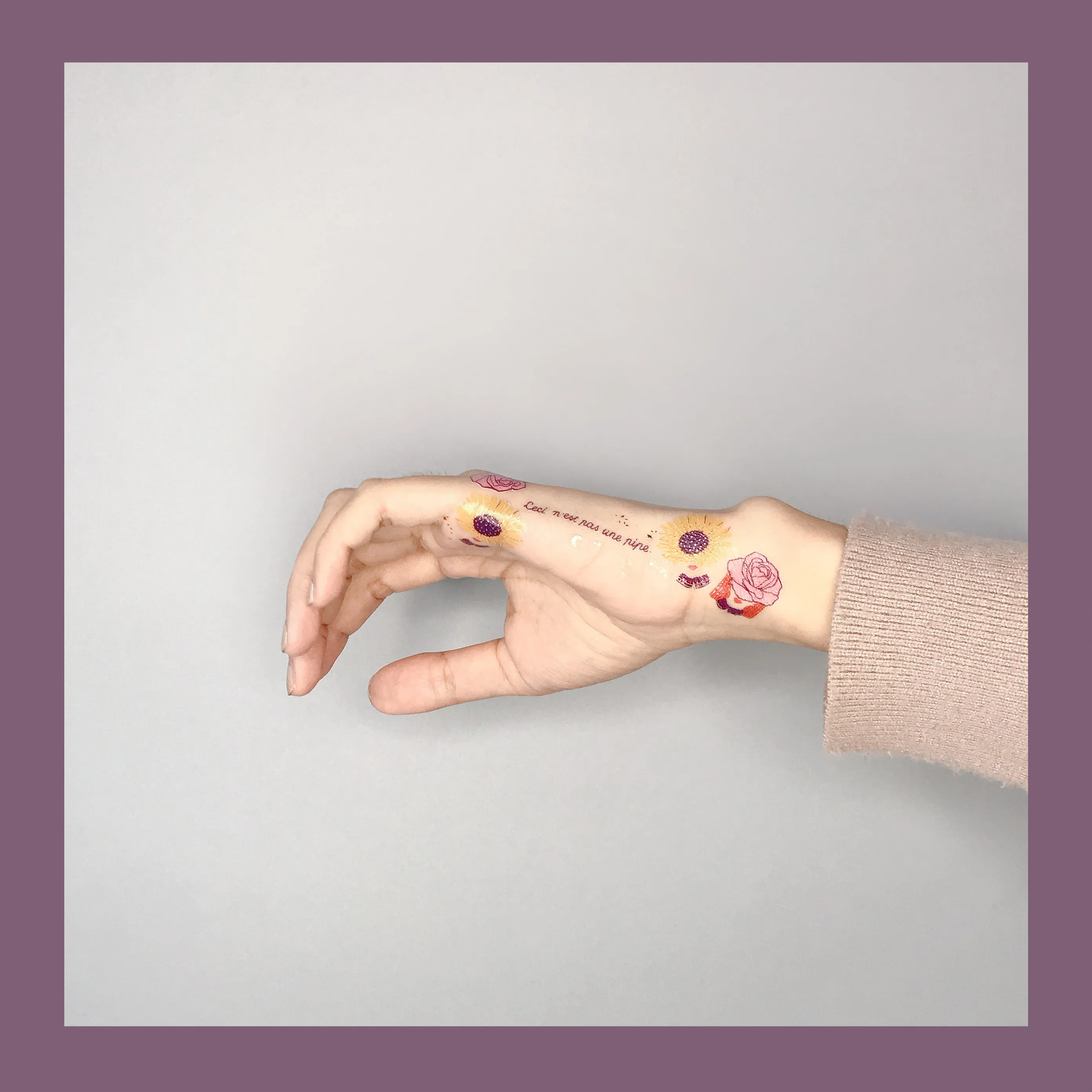 Salute to Surrealism Temporary Tattoo