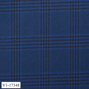 Sapphire Blue Check Pant