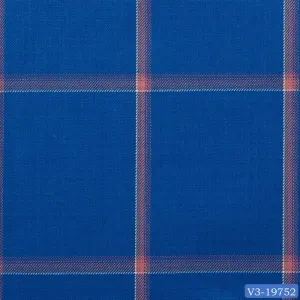 Sapphire Blue with Bright Windowpane Vest