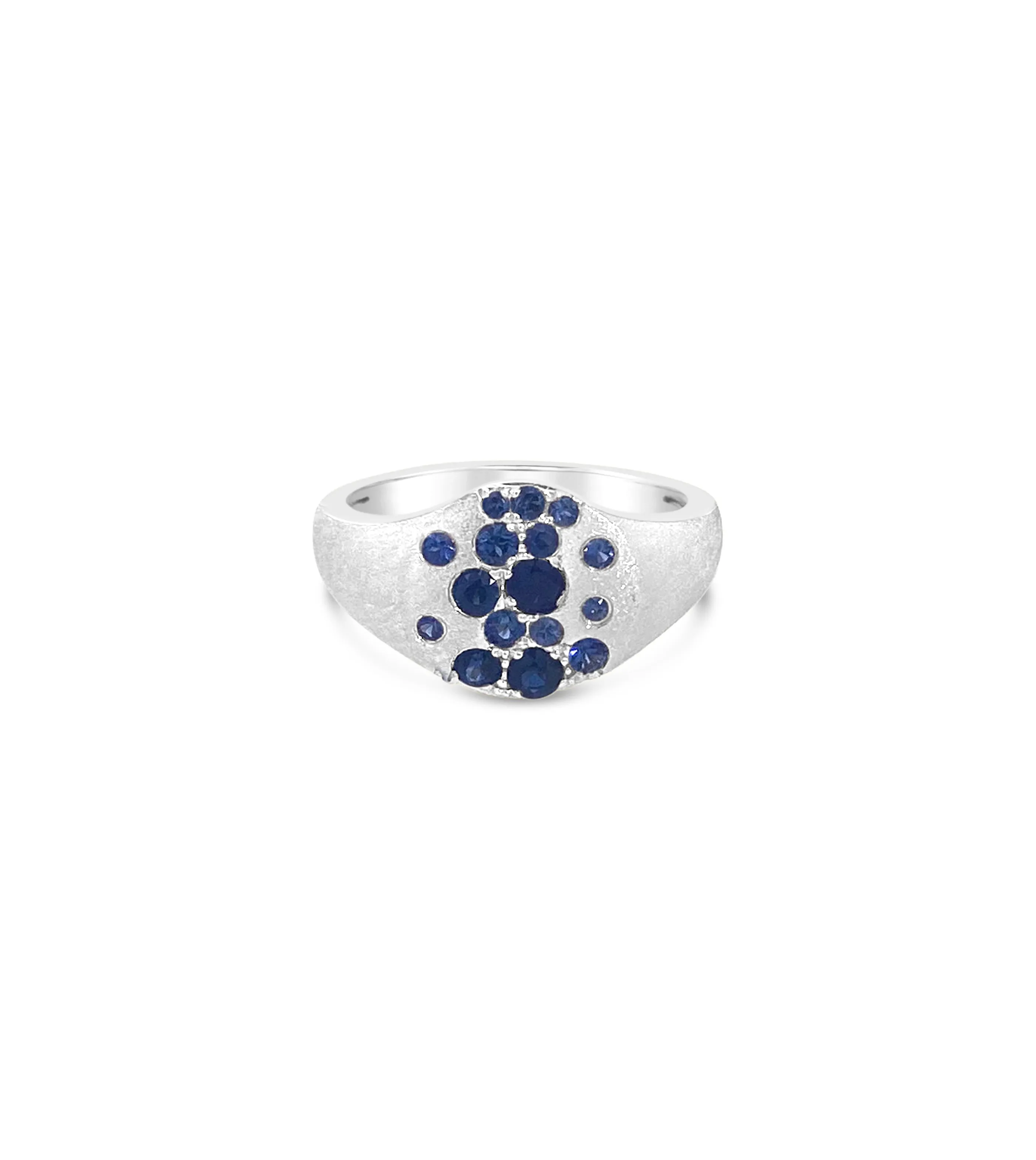 Sapphire Celestial Pinky Ring