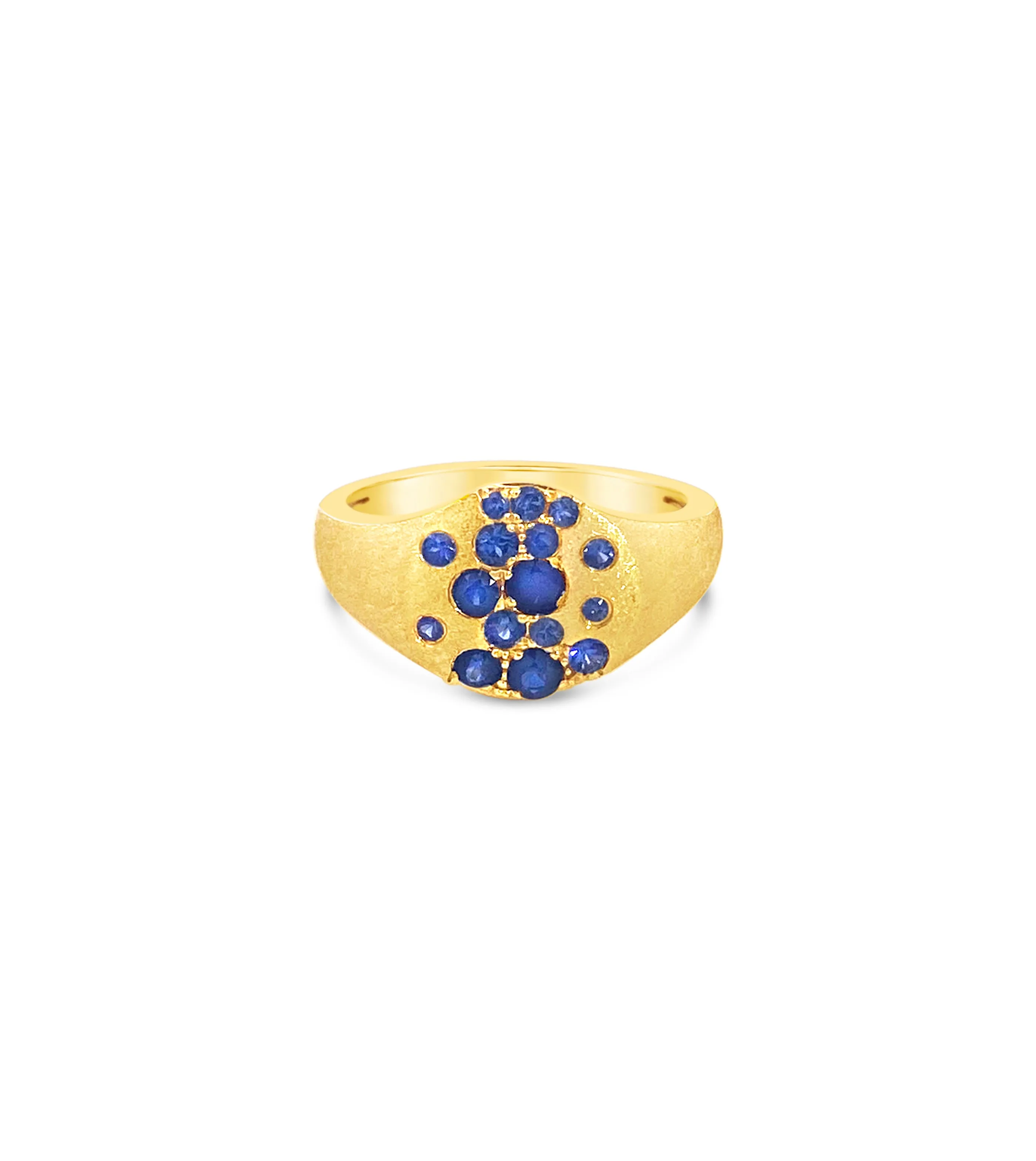 Sapphire Celestial Pinky Ring
