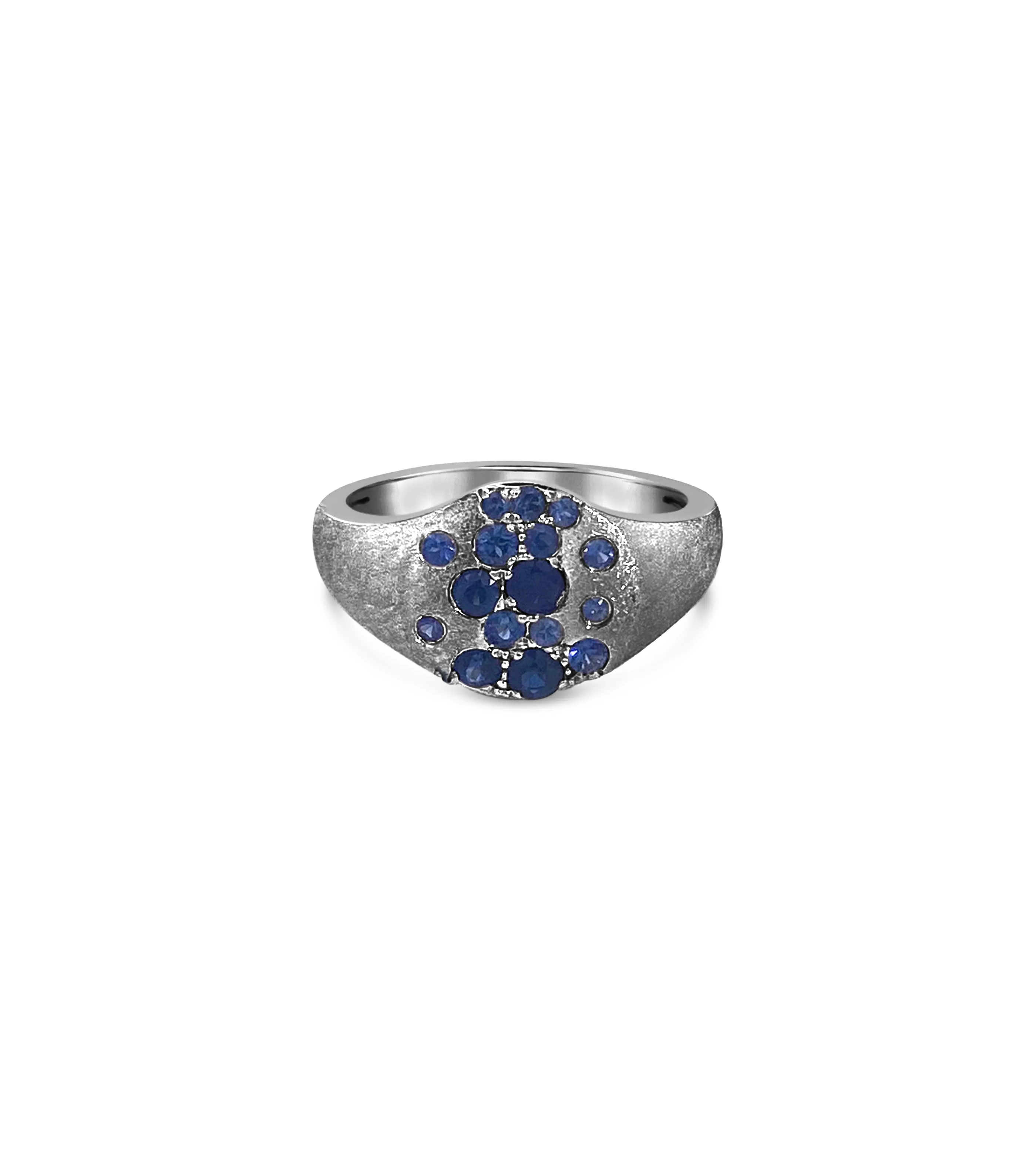 Sapphire Celestial Pinky Ring