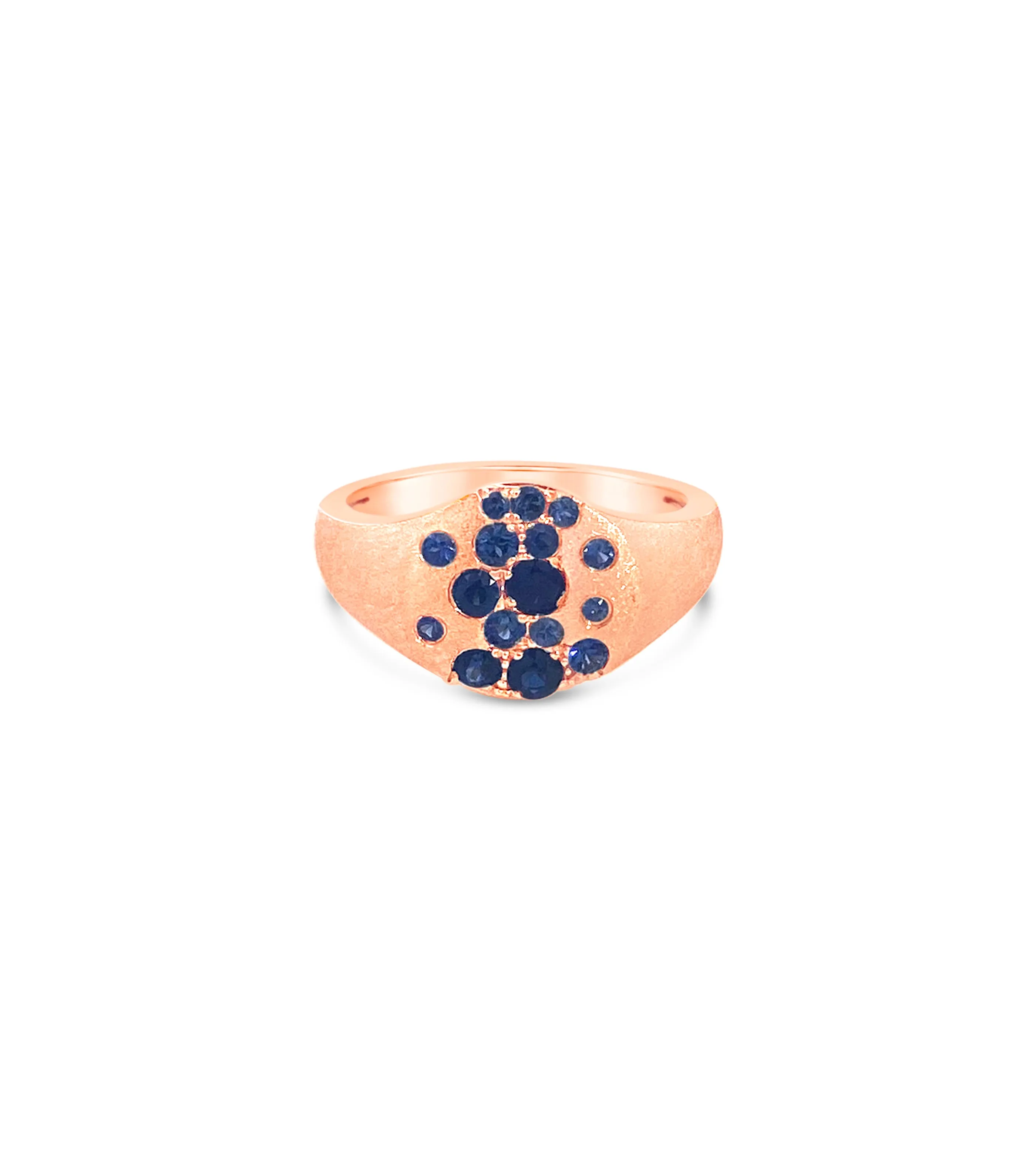 Sapphire Celestial Pinky Ring