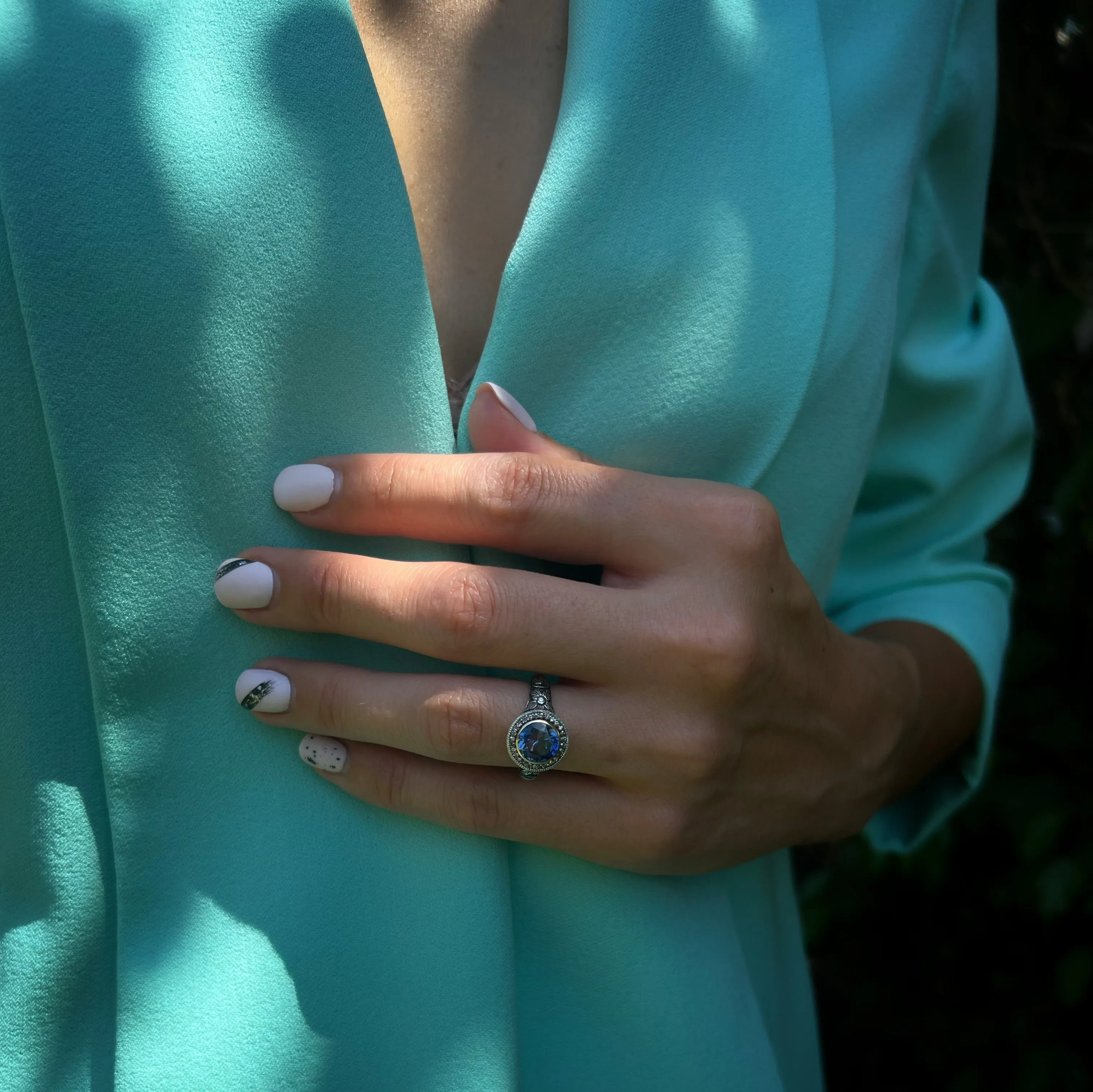 Sapphire Engagement Ring