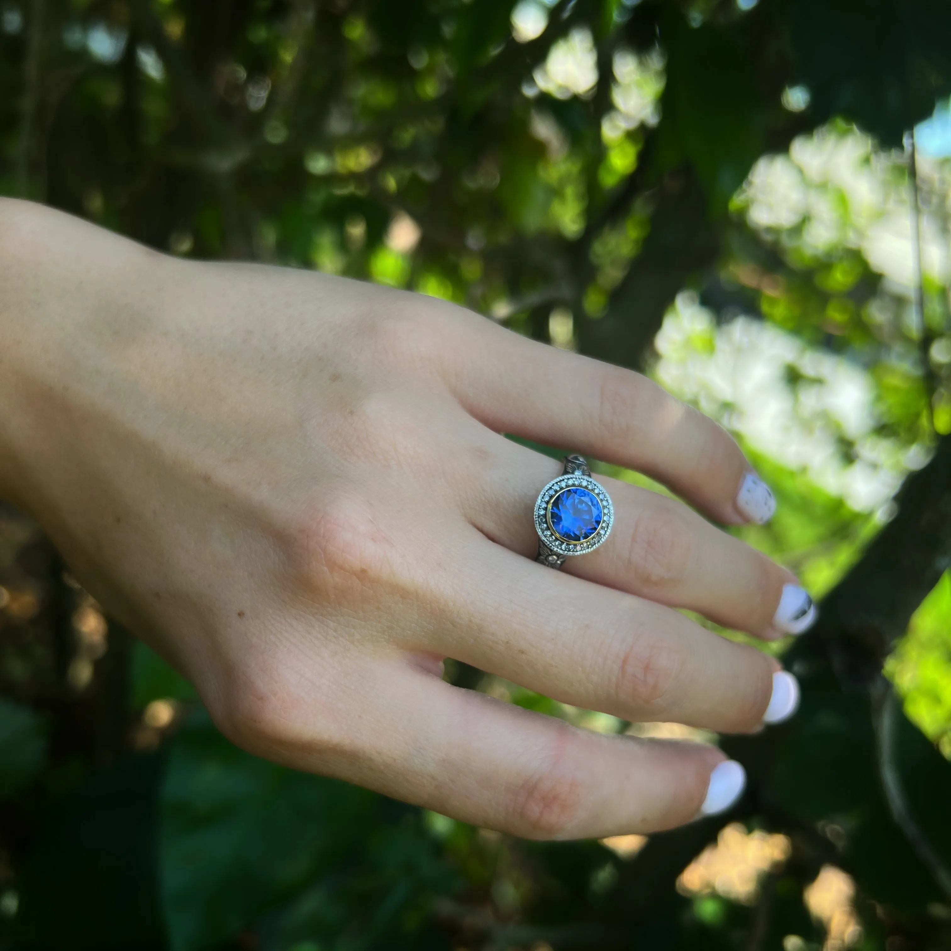 Sapphire Engagement Ring