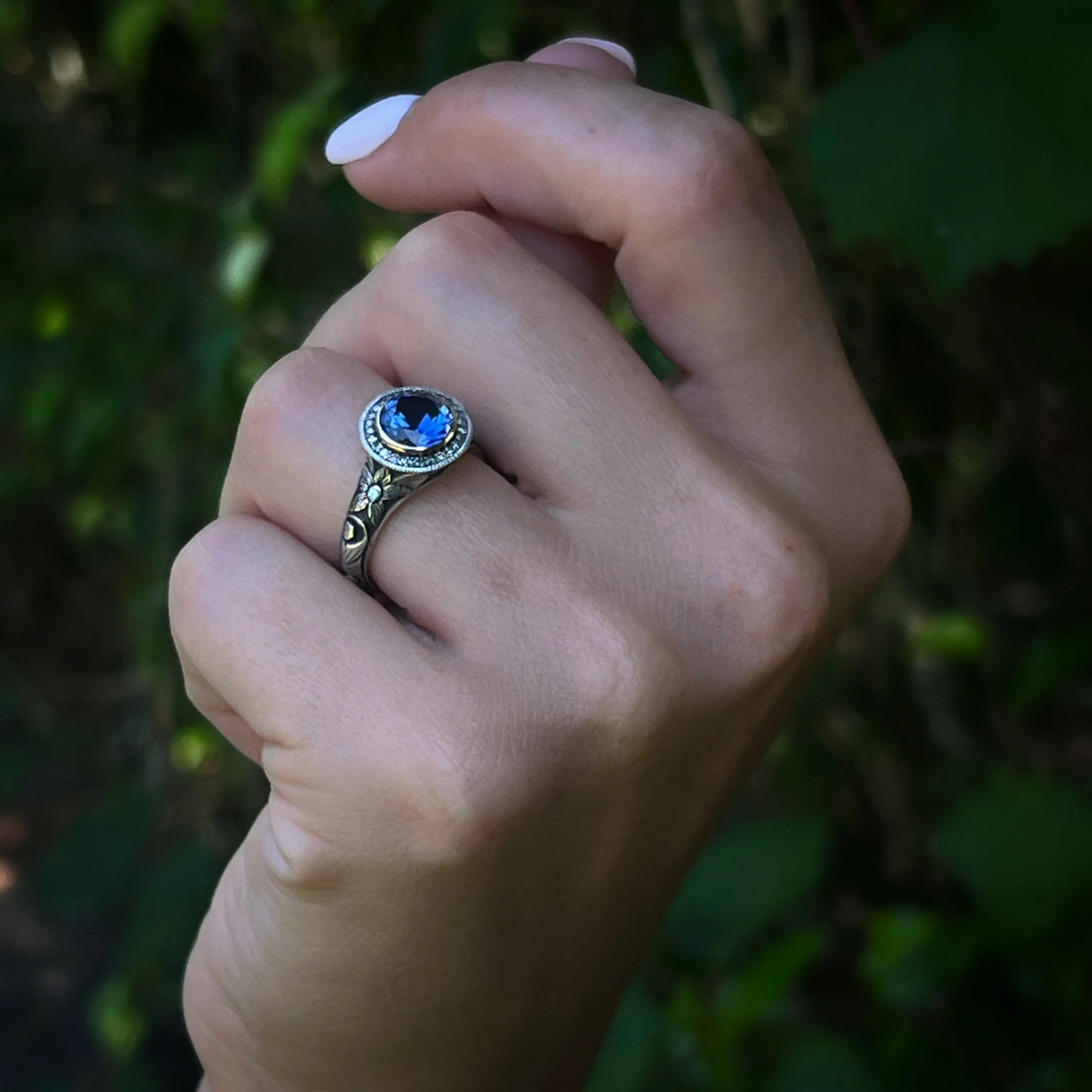 Sapphire Engagement Ring