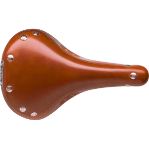 Selle Italia Epoca Leather Saddle Honey Leather Black CroMo Rails 176 x 281