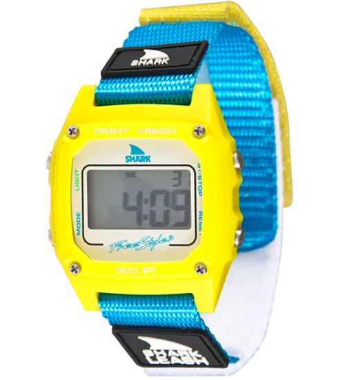 Shark Classic - Strap Kit - Leash - YELLOW/CYAN