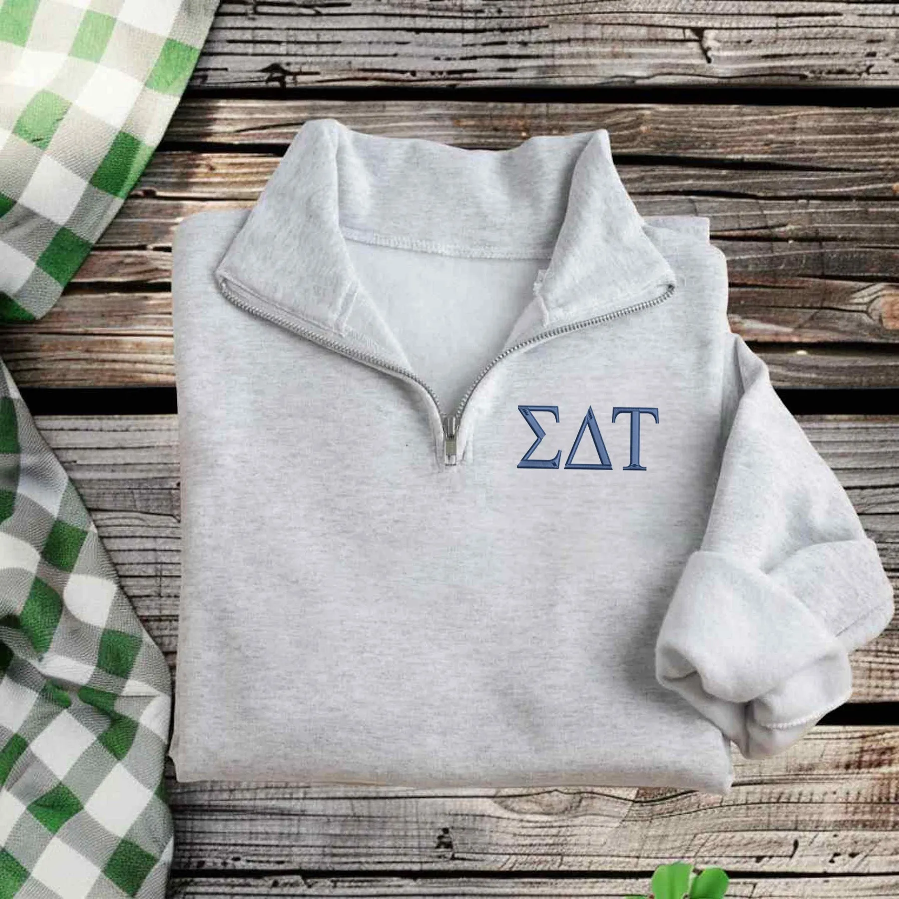 Sigma Delta Tau Qzip Sweatshirt