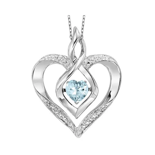 Silver (SLV 995) Classic Book Rhythm Of Love Neckwear Pendant