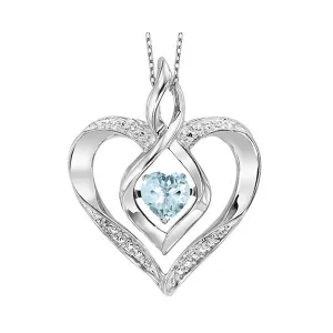 Silver (SLV 995) Classic Book Rhythm Of Love Neckwear Pendant