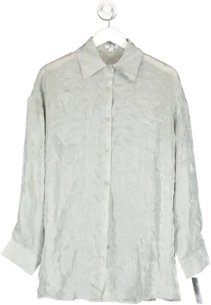 SLA the label Grey Metallic Havana Shirt UK L/XL