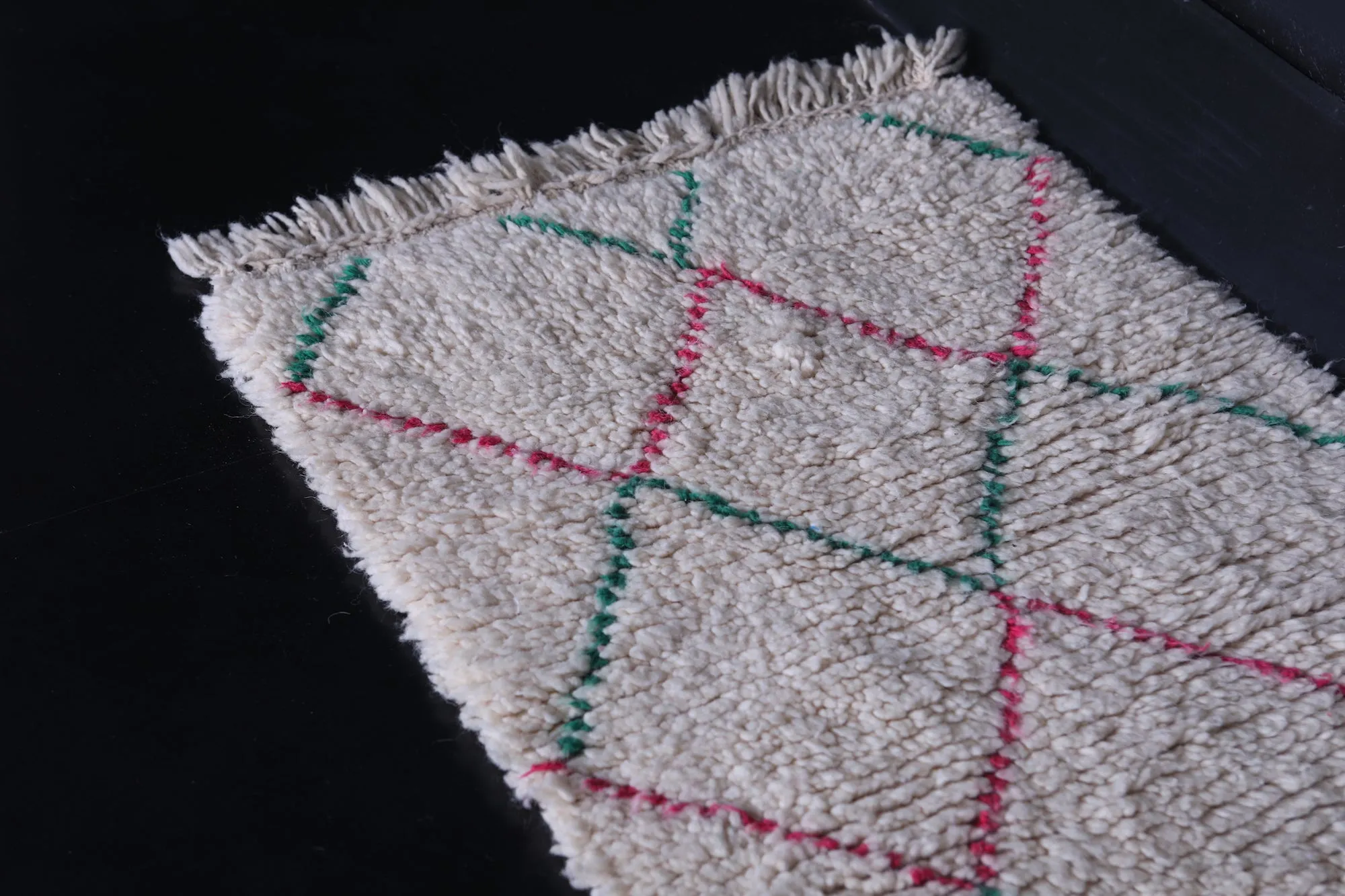 Small Azilal Hallway Rug – 2 x 4.1 ft | Handwoven Moroccan Accent