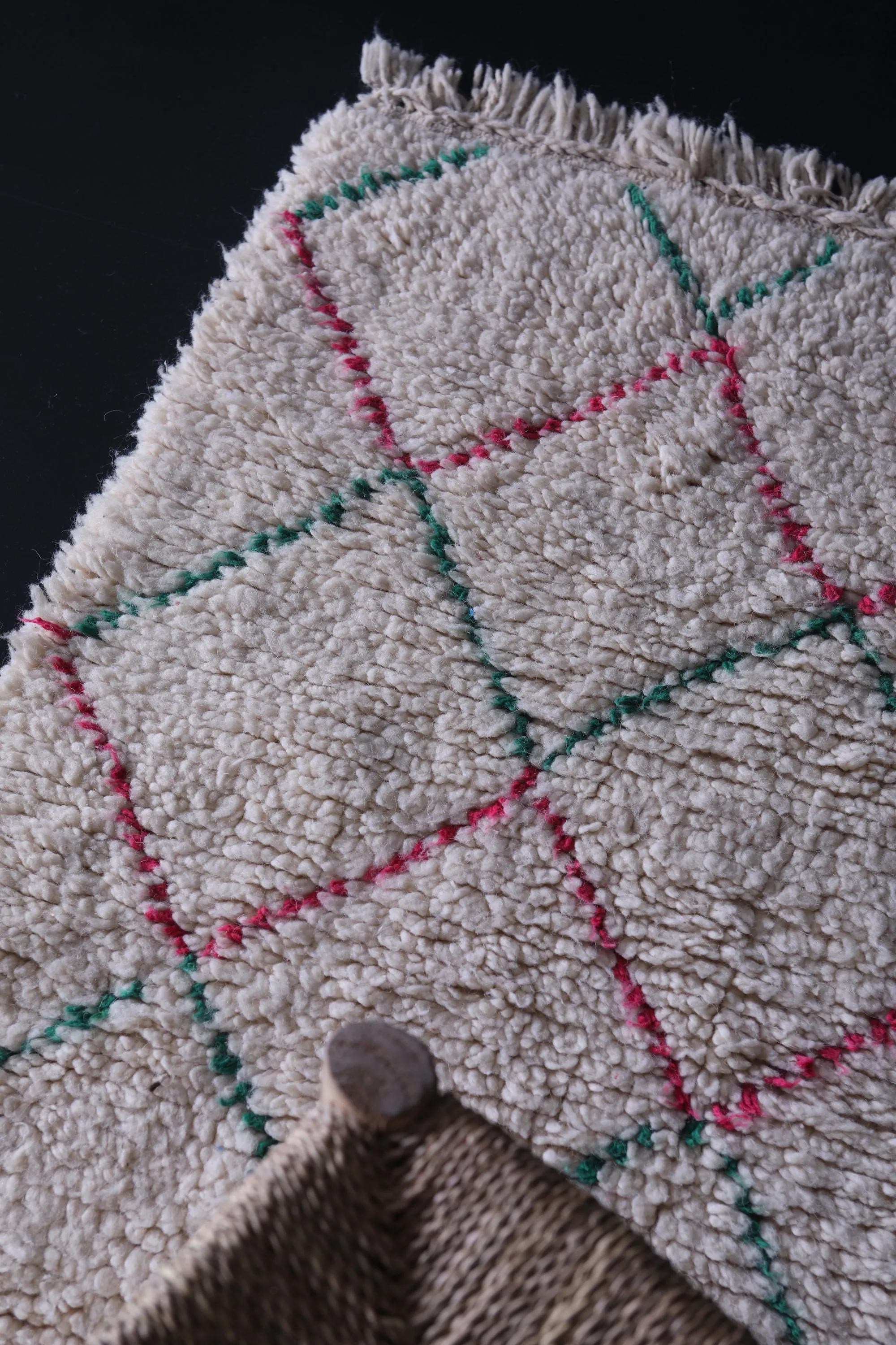 Small Azilal Hallway Rug – 2 x 4.1 ft | Handwoven Moroccan Accent