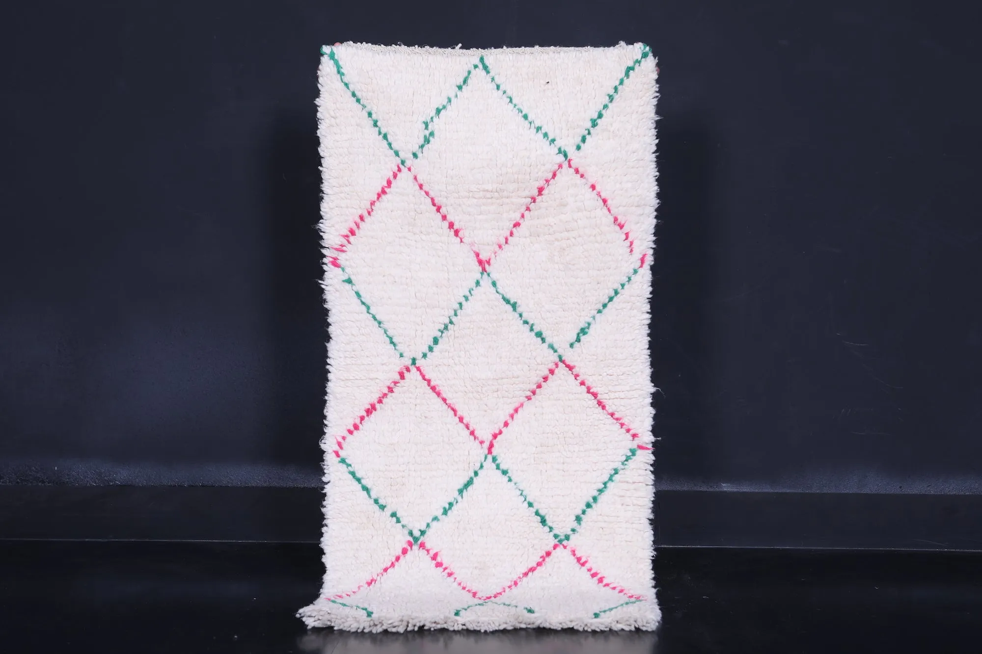 Small Azilal Hallway Rug – 2 x 4.1 ft | Handwoven Moroccan Accent