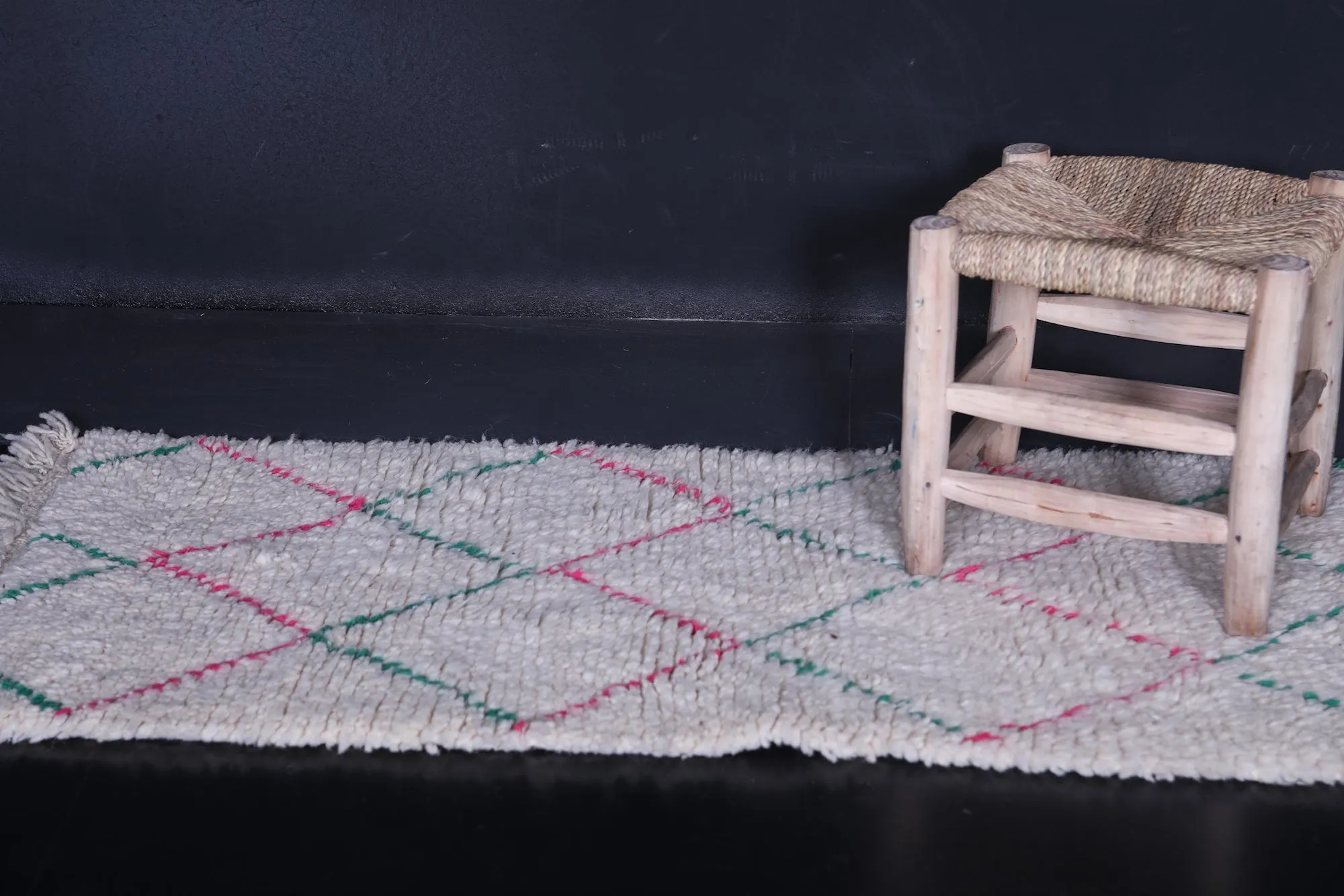 Small Azilal Hallway Rug – 2 x 4.1 ft | Handwoven Moroccan Accent