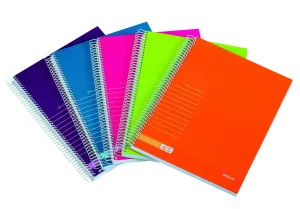 Spirálfüzet ANCOR Classic Fashion/Stripes A/5 120lap lefűzhető színreg. perforált vegyes színek kockás  57311/57331