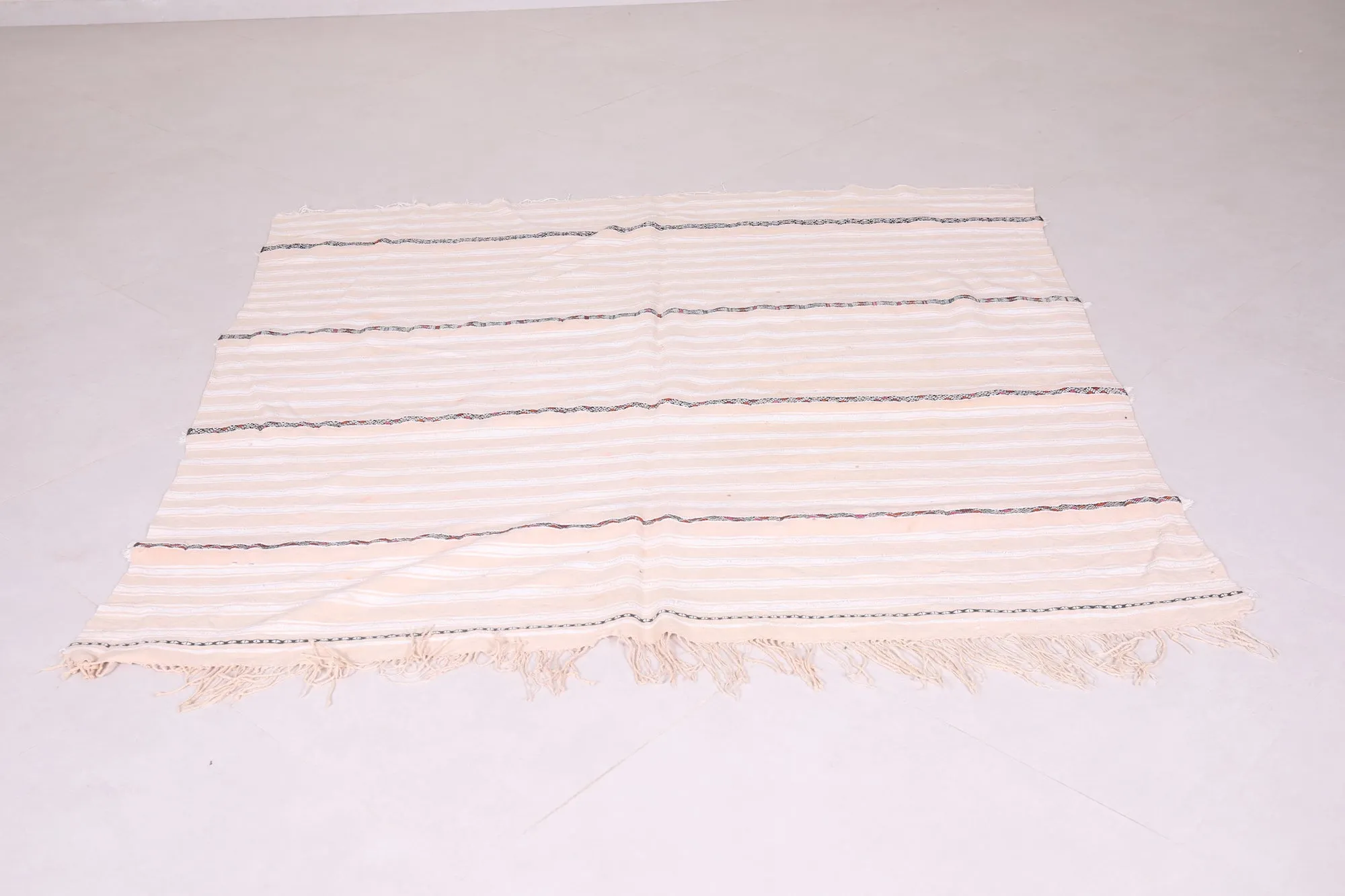 Square Berber Wedding Rug - 5.3 FT x 5.3 FT | Handmade Moroccan Decor