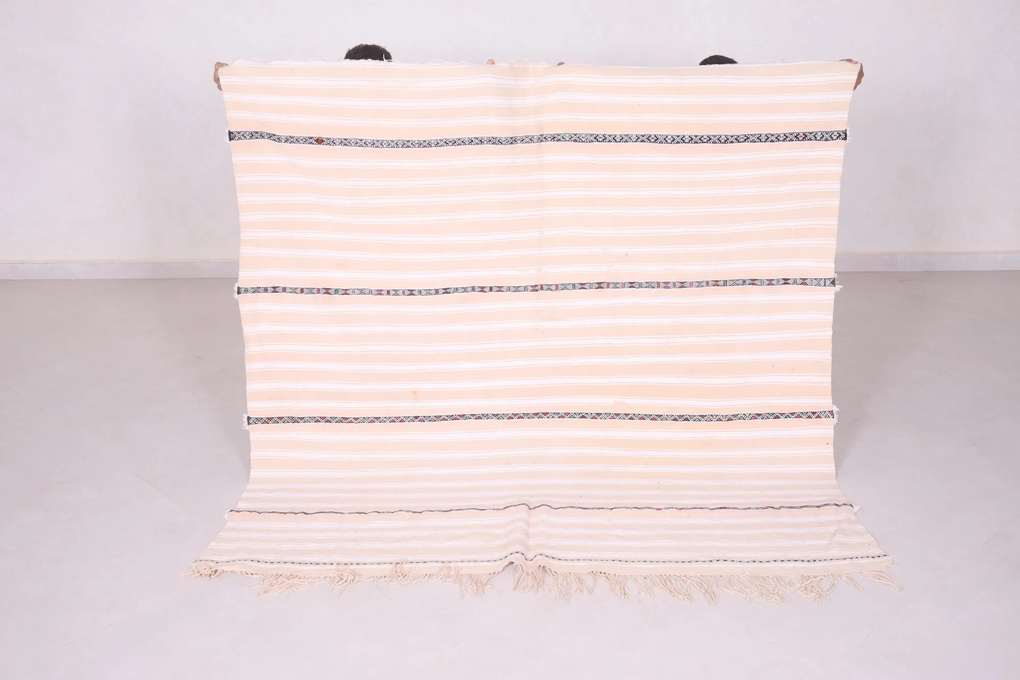 Square Berber Wedding Rug - 5.3 FT x 5.3 FT | Handmade Moroccan Decor