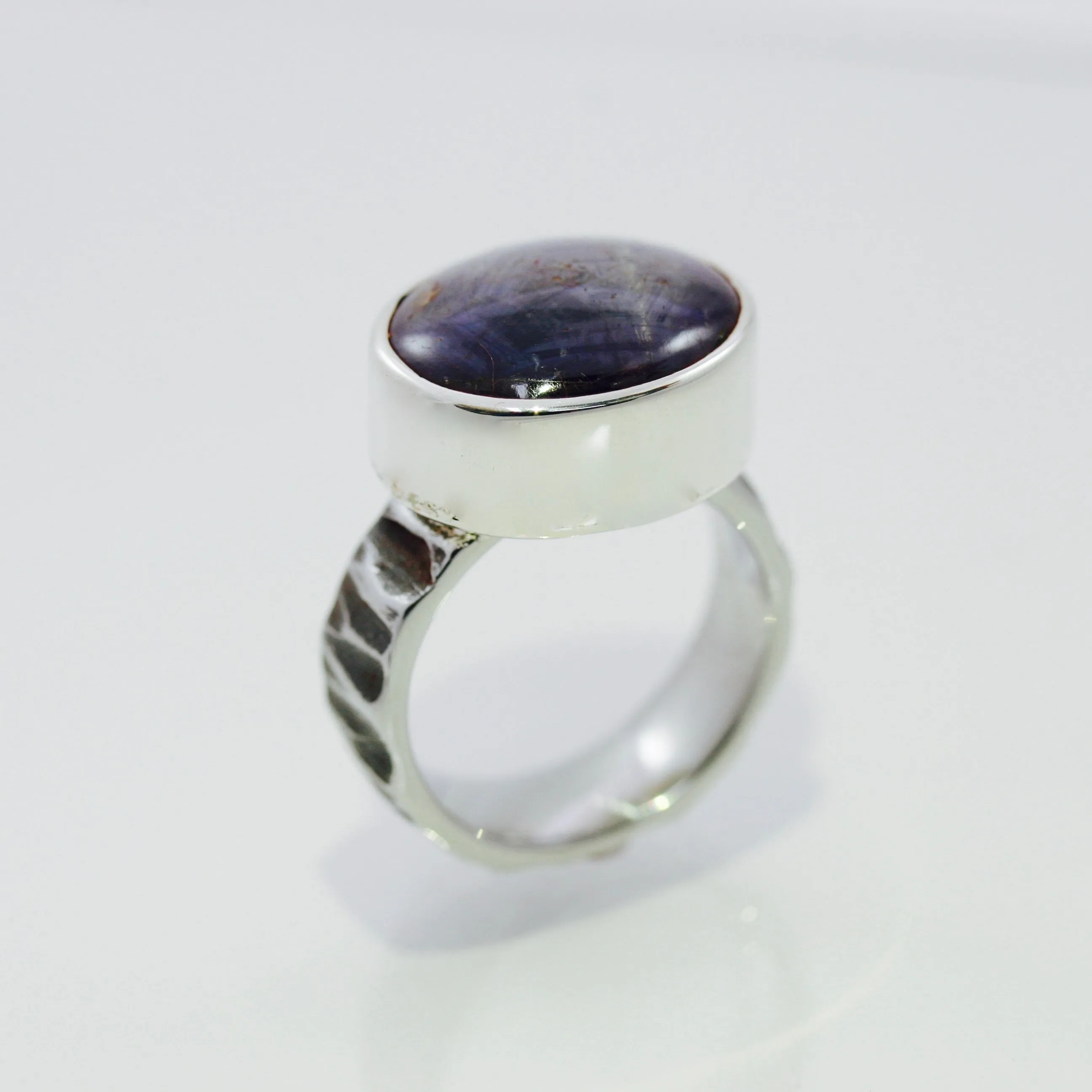 Star Ruby Ring | 7mm wide band