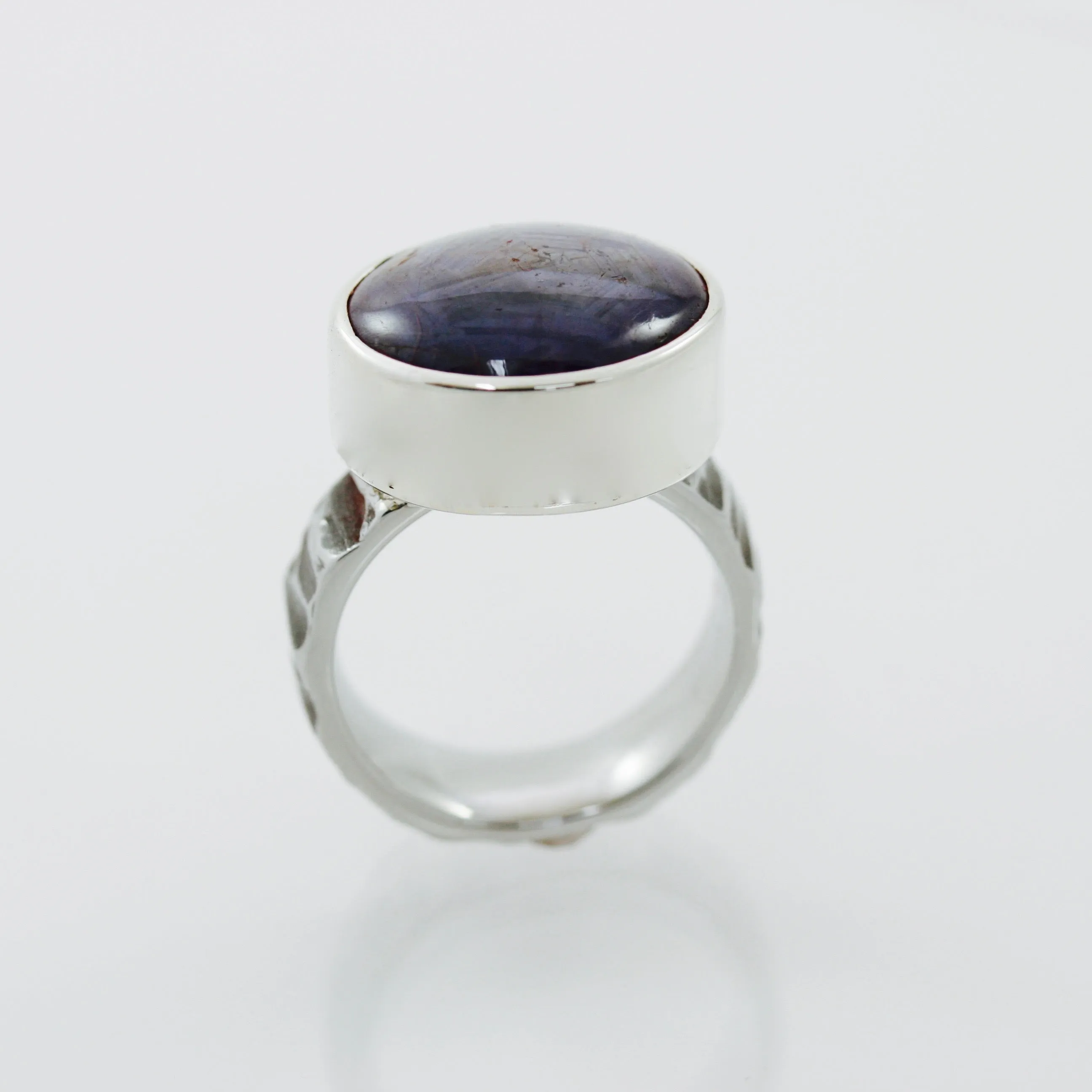 Star Ruby Ring | 7mm wide band