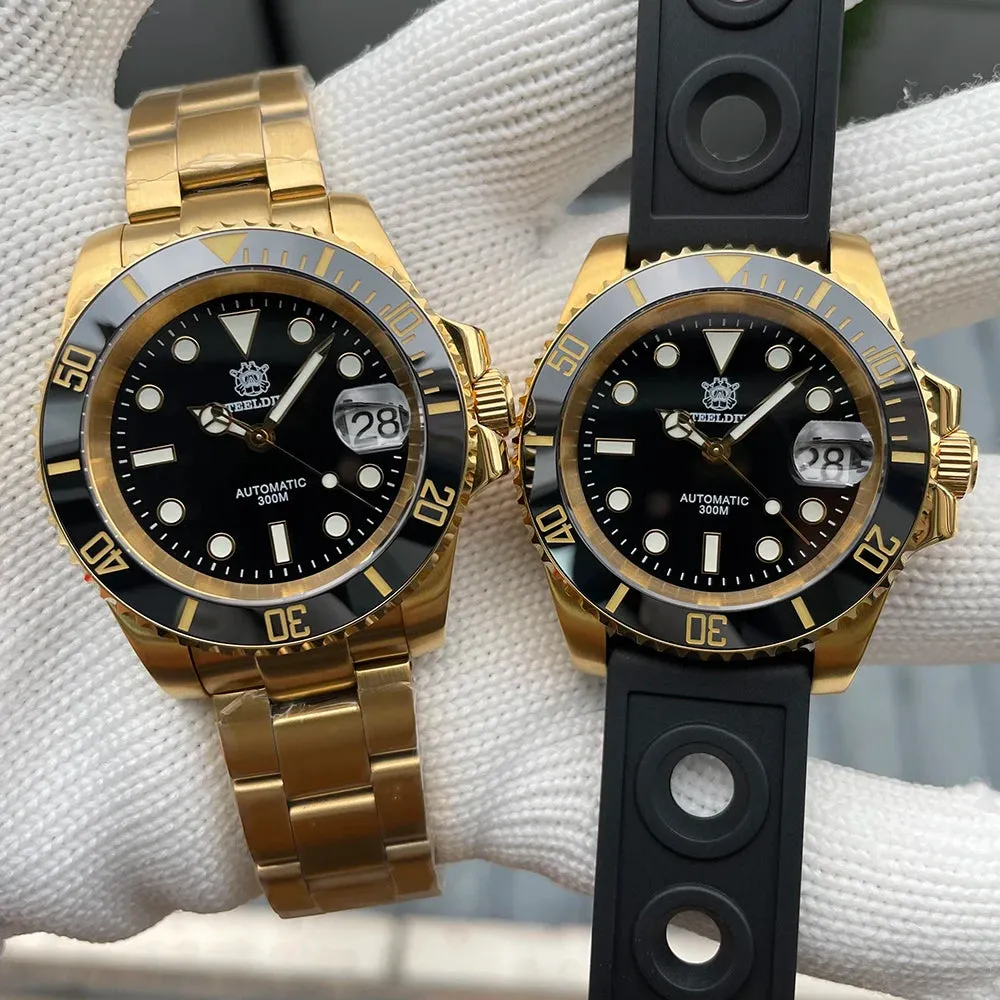 Steeldive SD1953IPG Golden Sub Dive Watch