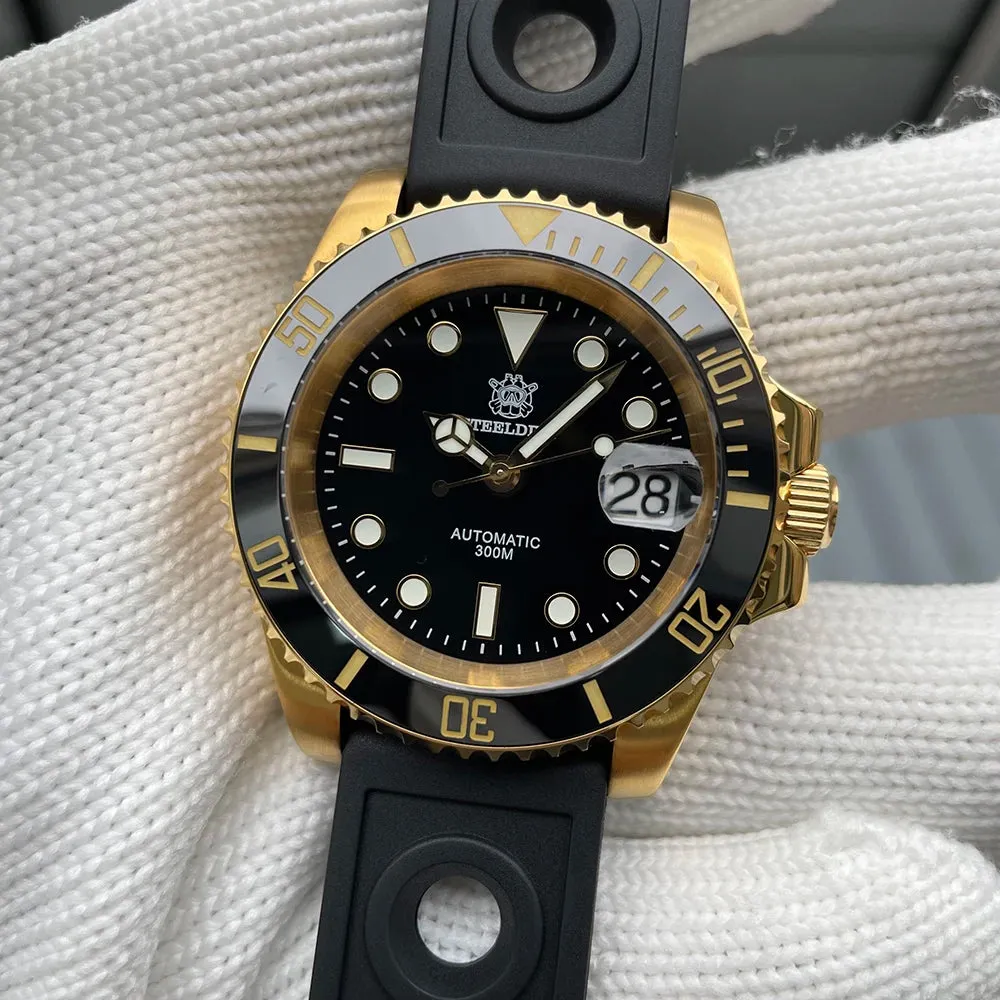Steeldive SD1953IPG Golden Sub Dive Watch