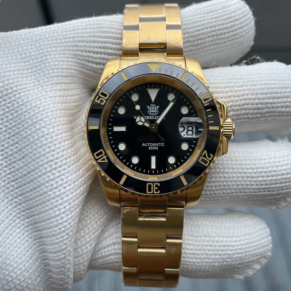 Steeldive SD1953IPG Golden Sub Dive Watch
