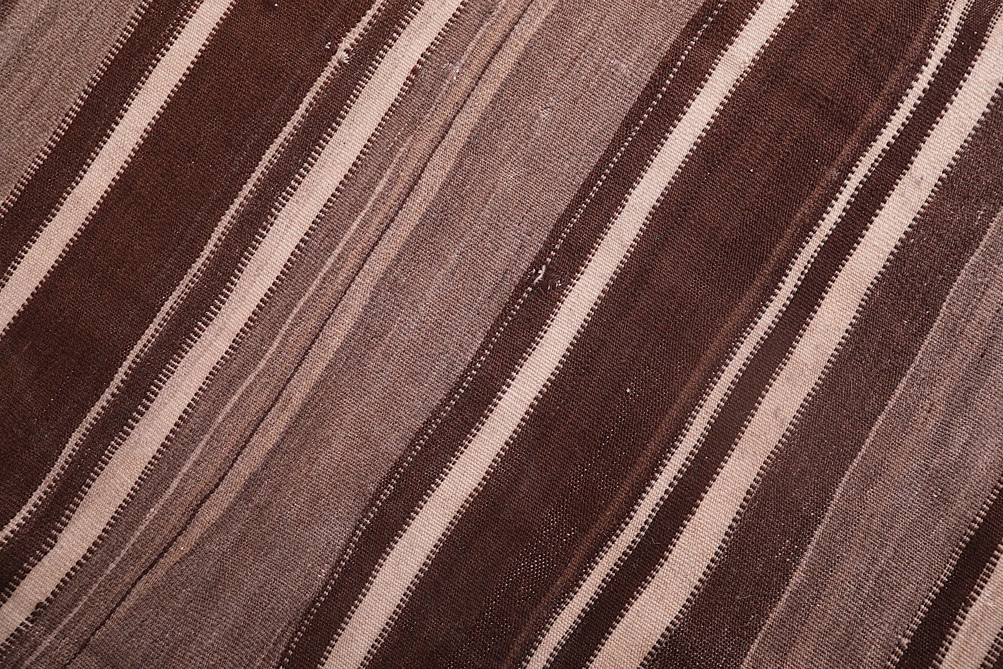 Striped Moroccan Berber Kilim Rug - 4.5x8.1 ft Handwoven